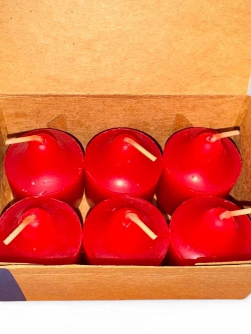 PartyLite Votive Candles  (box of 6) Cinnamon Sparkle Scent (discontinued)